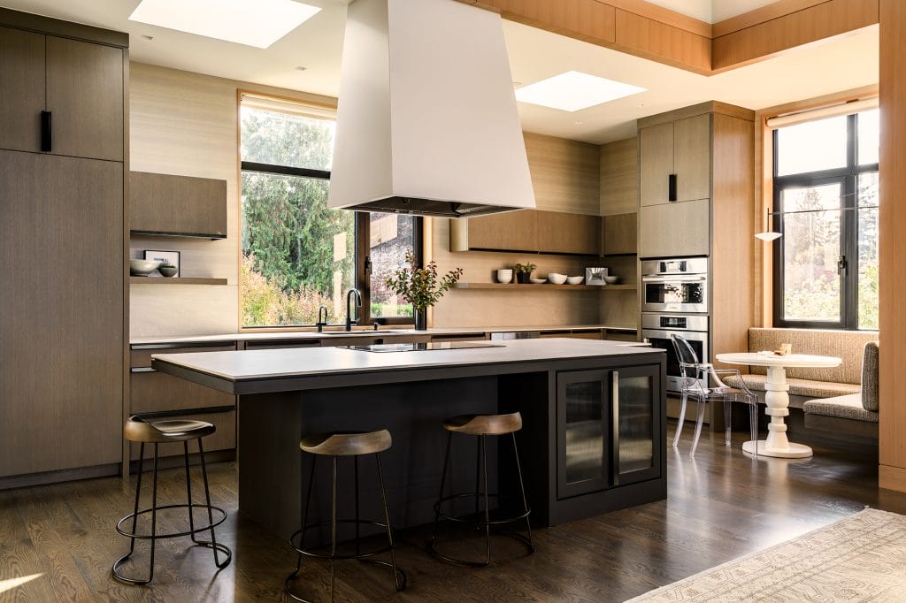 Kitchen paint color trends 2026 in an interior by Decorilla designer, Matthew B.