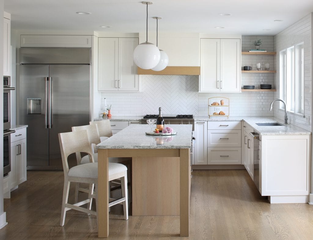 Kitchen trends in an interior by Decorilla designer, Stephanie N.