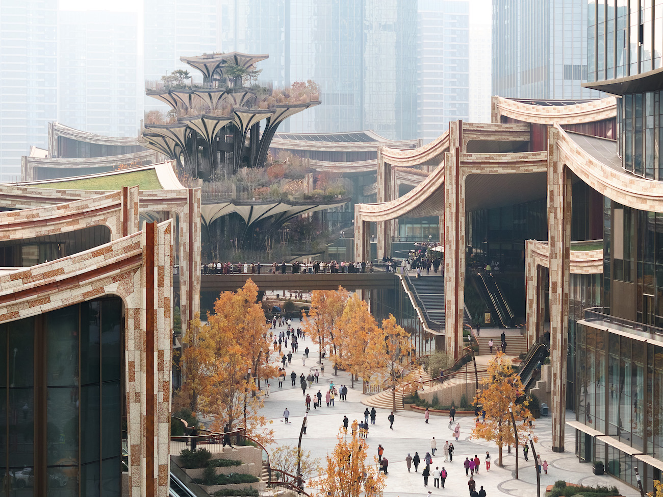 Xi'an CCBD in China, created by Heatherwick Studios