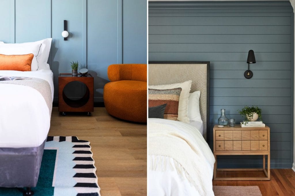 Eclectic bedrooms by DECORILLA designers, Yosef R. and Mary C.