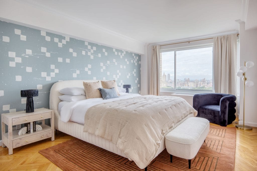 Eclectic 2026 bedroom design trends by DECORILLA designer, Megan W.