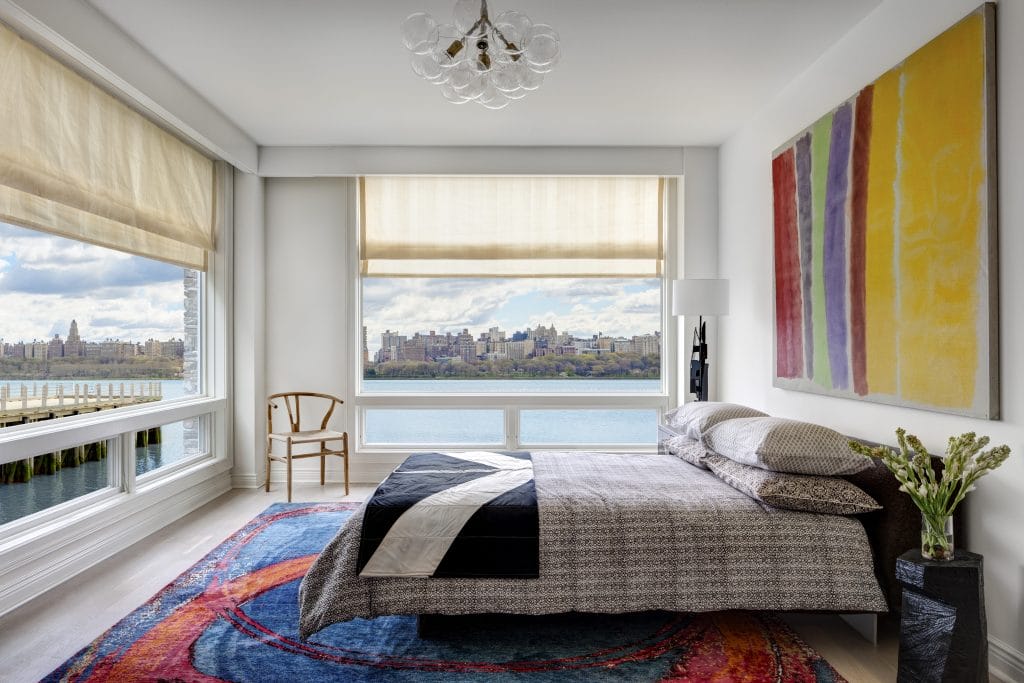 Colorful contemporary bedroom by DECORILLA designer, Catherine W. 