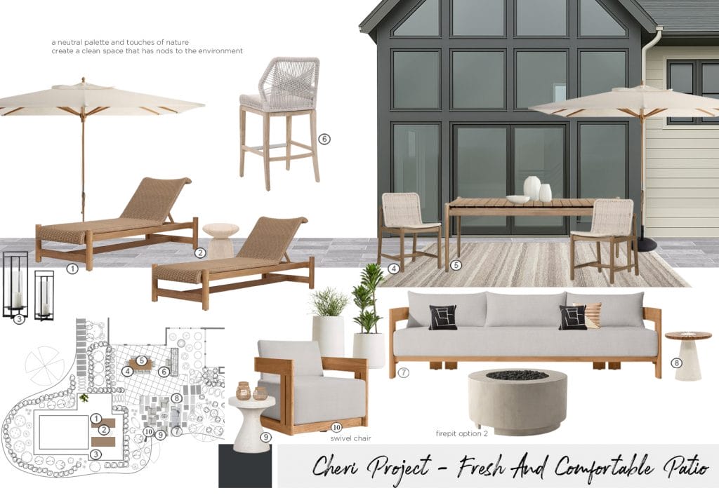 Preliminary proposal by Decorilla designer, Maya M.