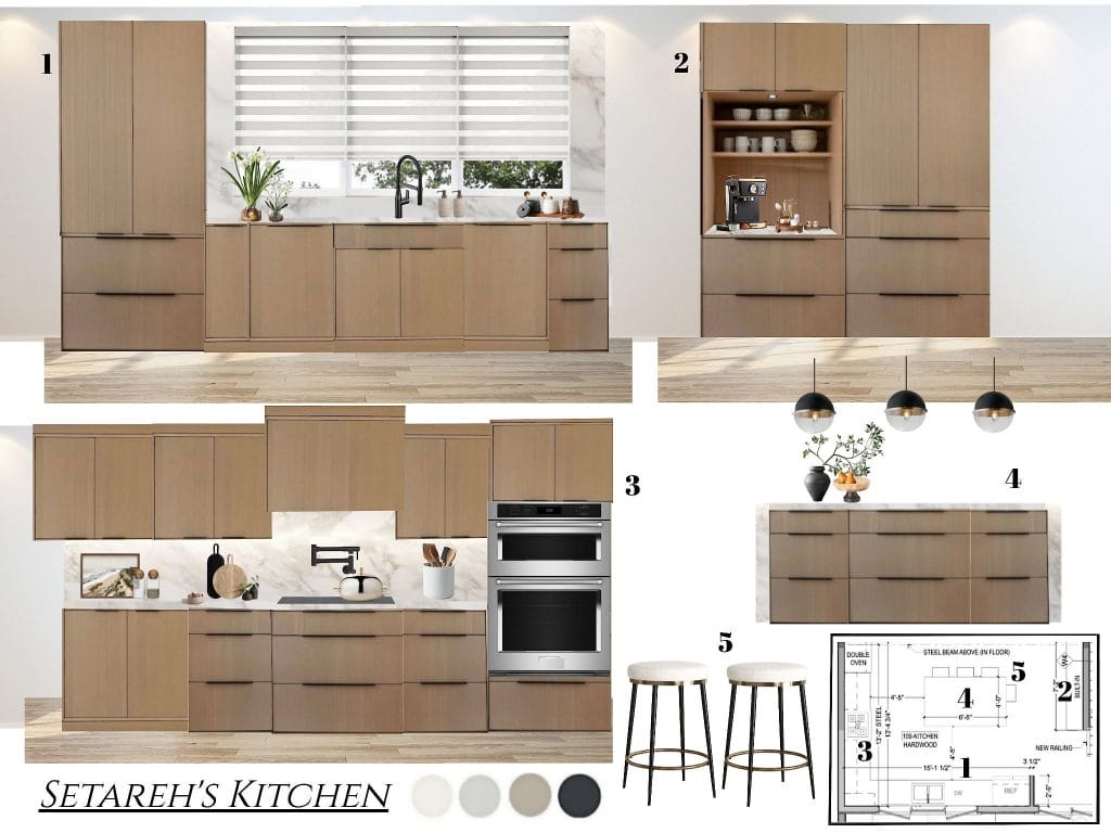 Preliminary proposal by Decorilla designer, Kamila A.