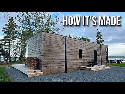 How They Built the First PREFAB LODGE