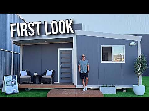 Inside a 732 square foot PREFAB HOME built for Full Time Living!