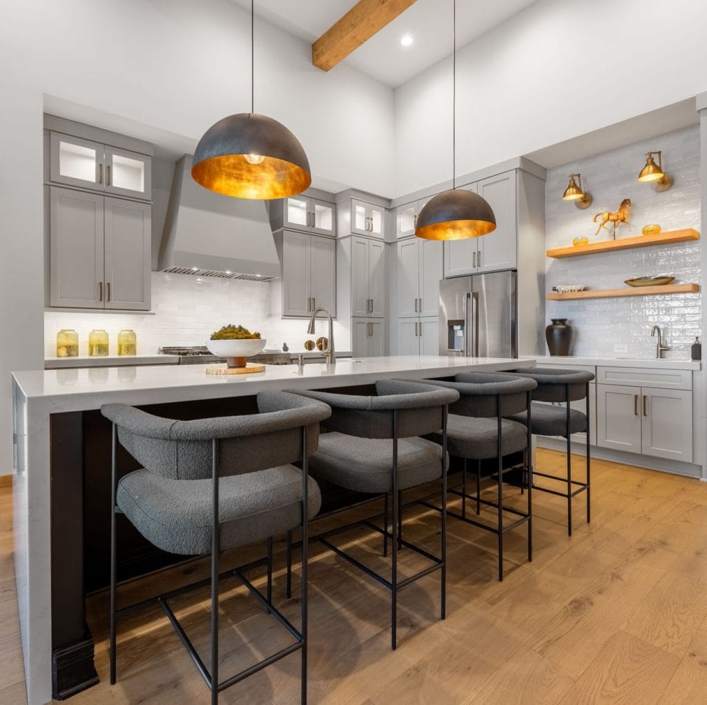 Modern country style in a kitchen by Decorilla designer, Jason D.