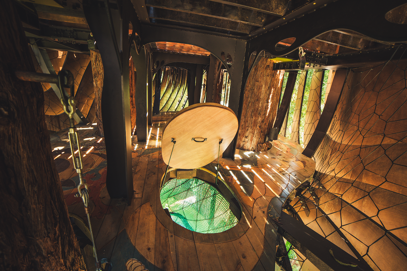 Redwood Ripple Treehouse by O2 Treehouse