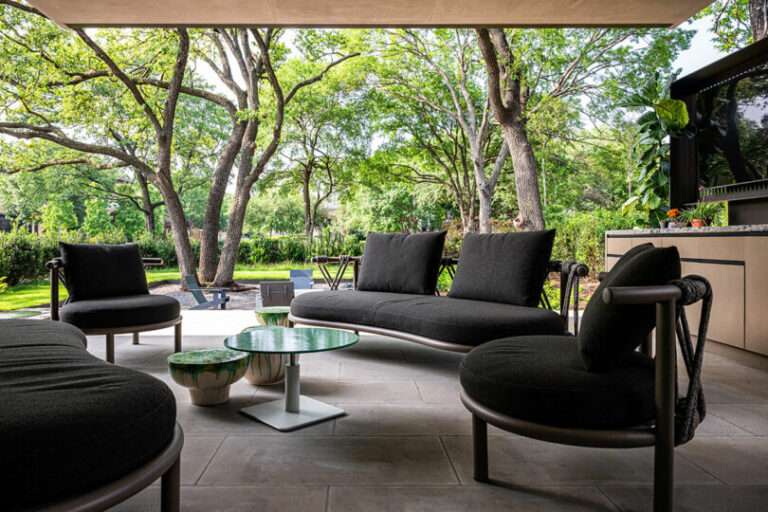 Moody Tones Meet Mid-Century Vibes in This Texas Home