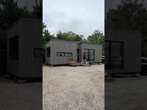 Touring a $60,000 Prefab Home thats 350 square feet #hometour