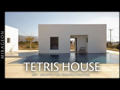 A Retro Video Game As Inspiration For This Island House In Greece | Tetris House