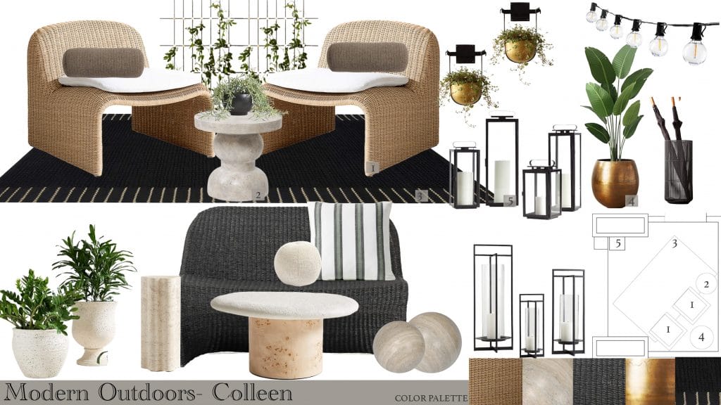 Preliminary proposal by Decorilla designer, Shameika B.
