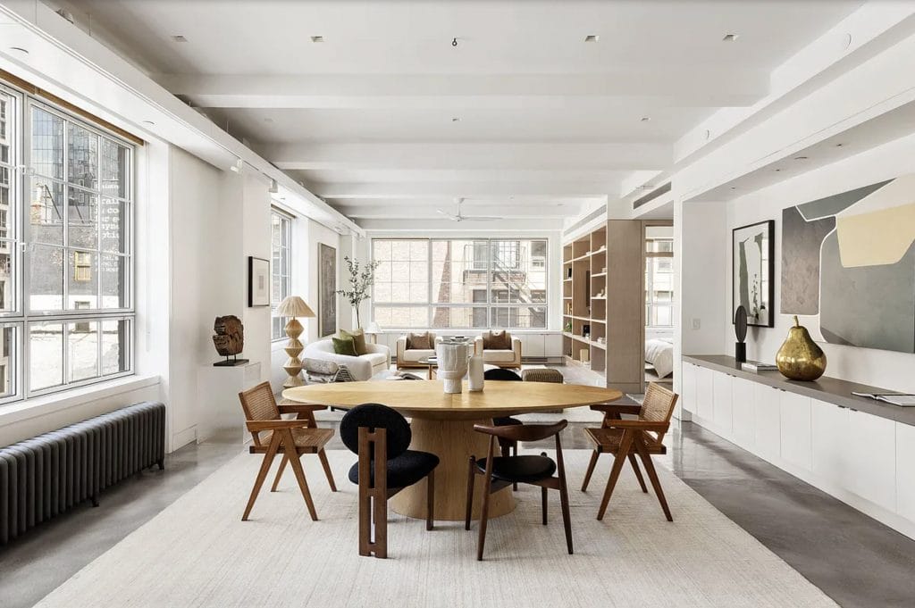 Living & dining room by Decorilla designer, Leanna S.