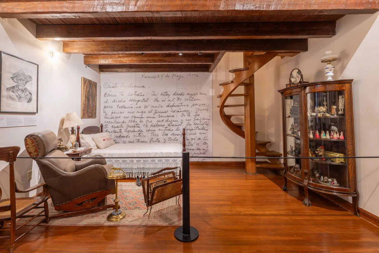 Inside Museo Casa Kahlo in Mexico City