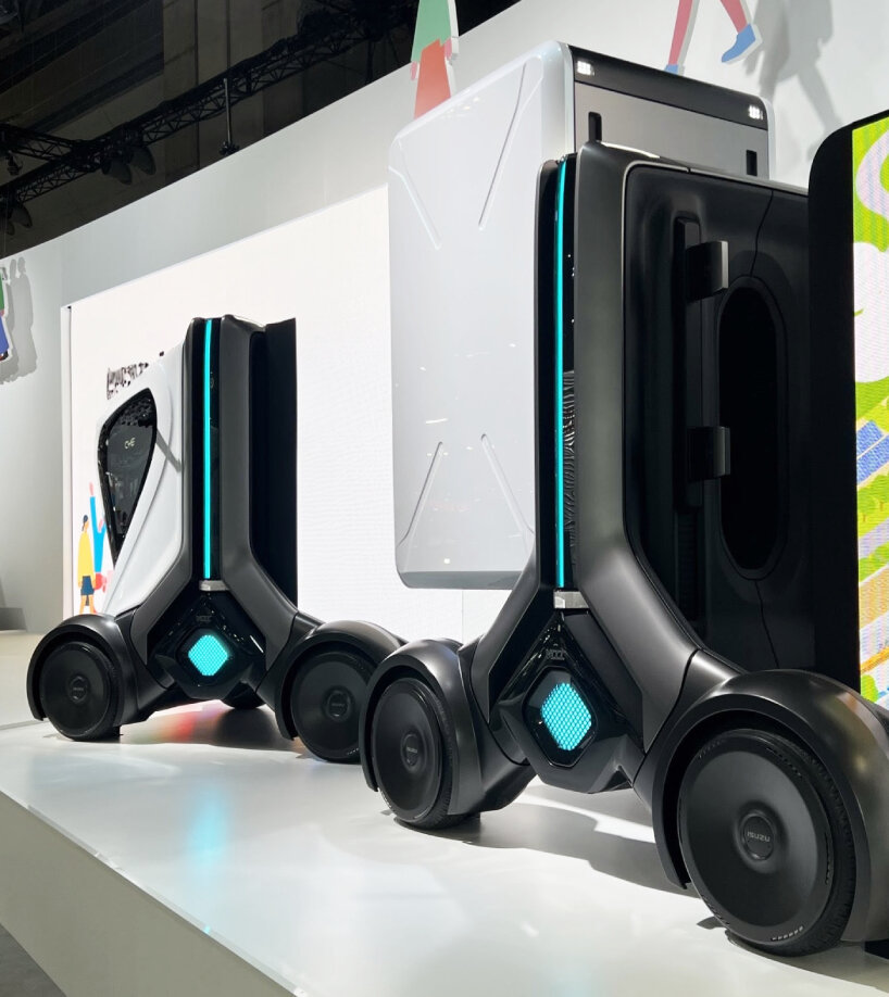 modular delivery truck isuzu