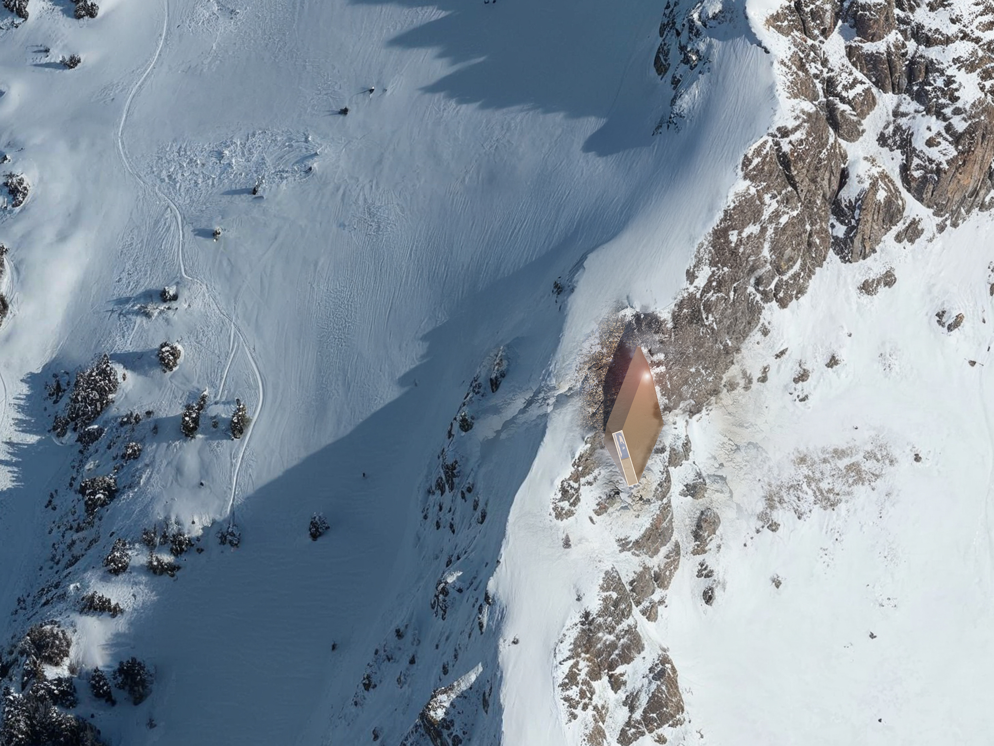 CRA-Carlo Ratti Associati, in collaboration with Salone del Mobile.Milano, unveils the design of a digitally fabricated bivouac, which blends seamlessly with the rugged Alpine landscape ahead of the 2026 Winter Olympics.