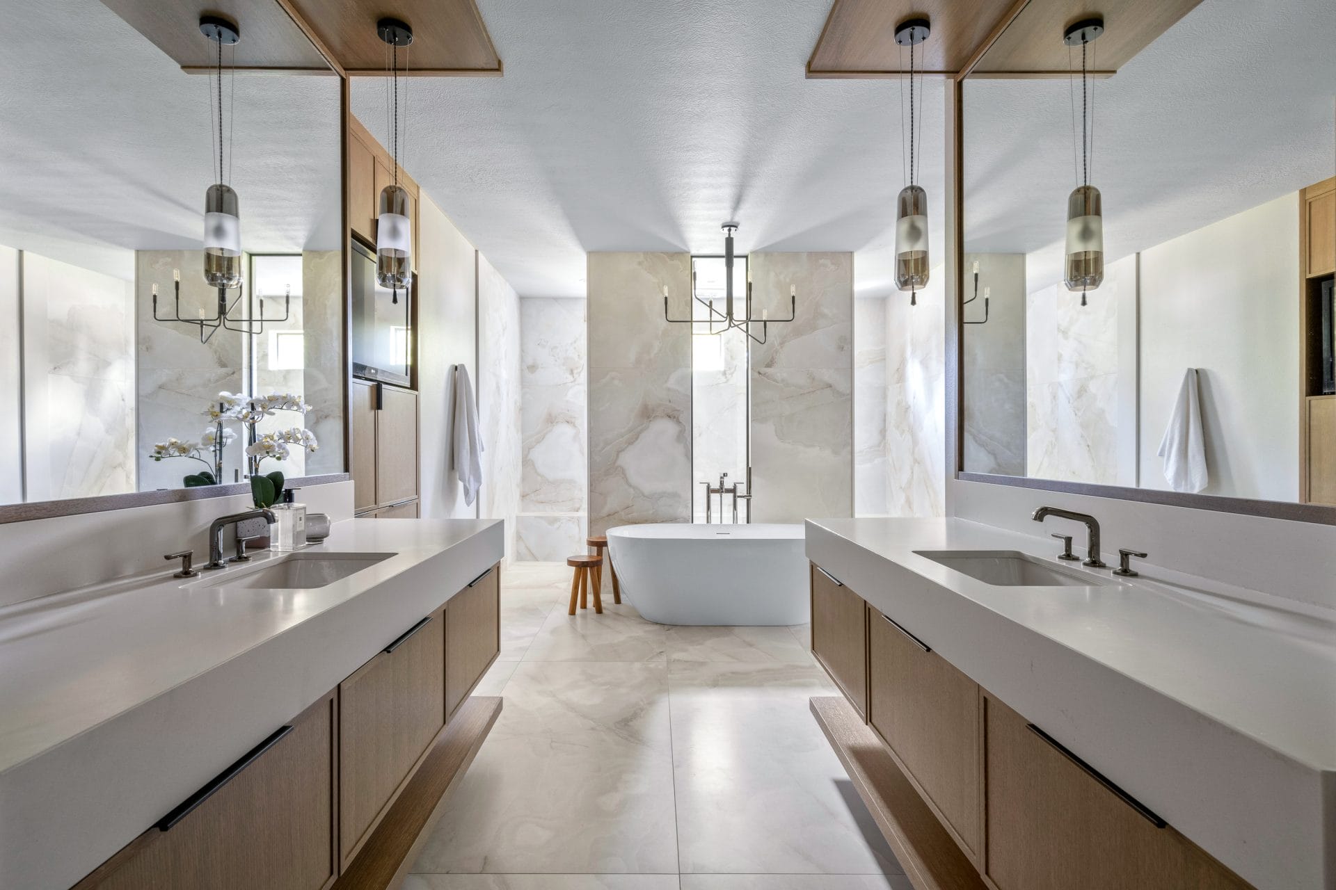 Modern bathroom tile ideas by DECORILLA designer, Danielle E.