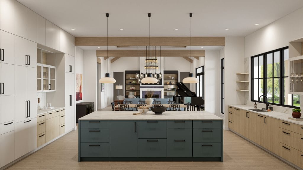 New construction kitchen interior design by Decorilla