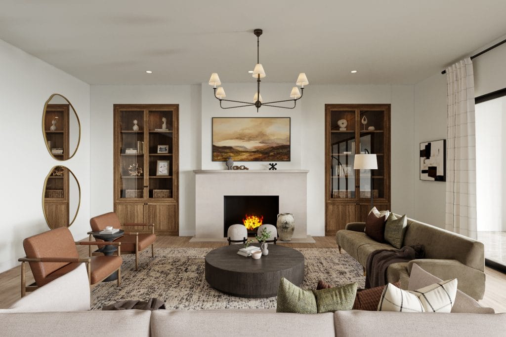 Modern Tudor house interior by Decorilla