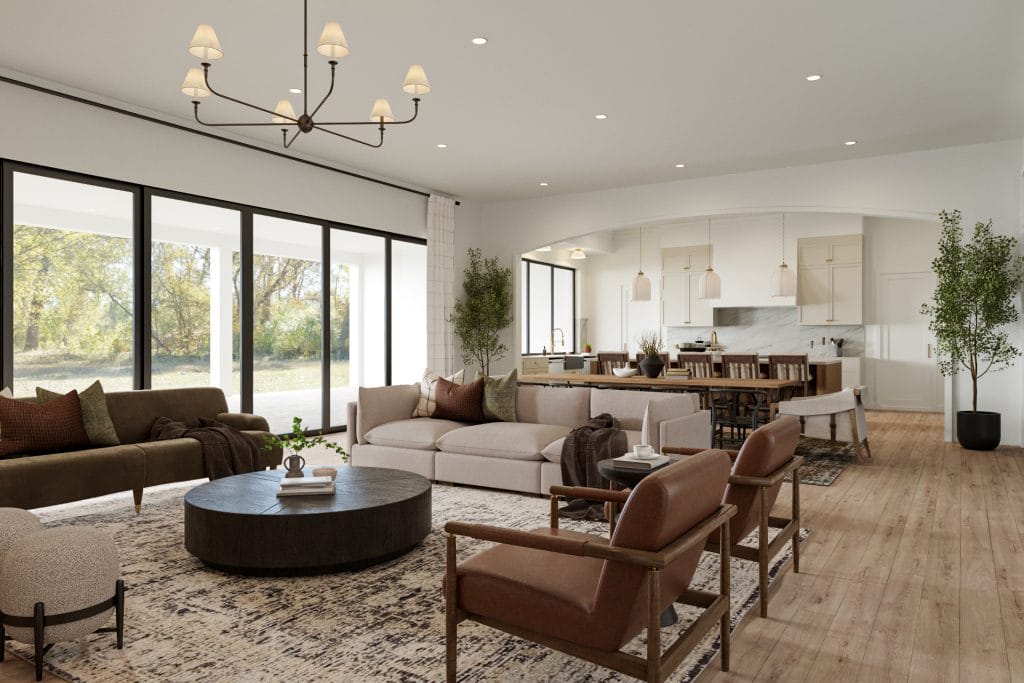 Modern Tudor interior design by Decorilla