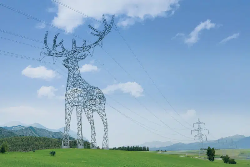Austrian Power Giant sculpture of a moose