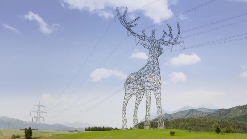 Austrian Power Giant sculpture of a moose