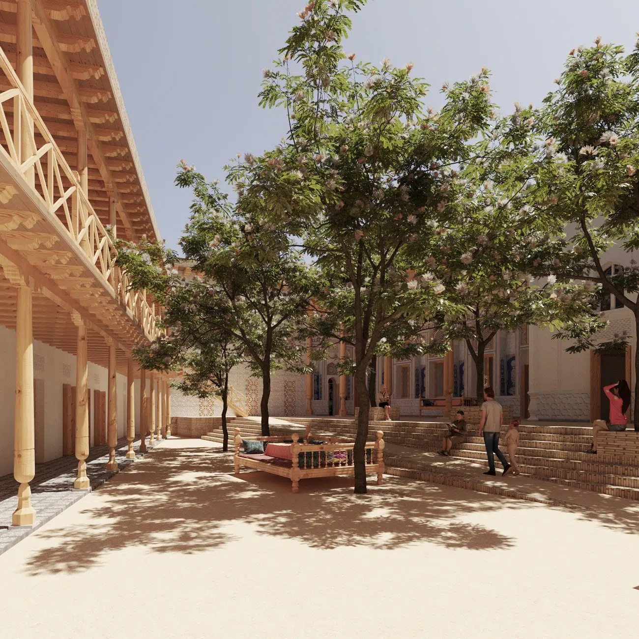 Jadids’ Legacy Museum renders by Lina Ghotmeh