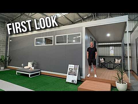 I Found an affordable PREFAB HOME with a Built in Porch!