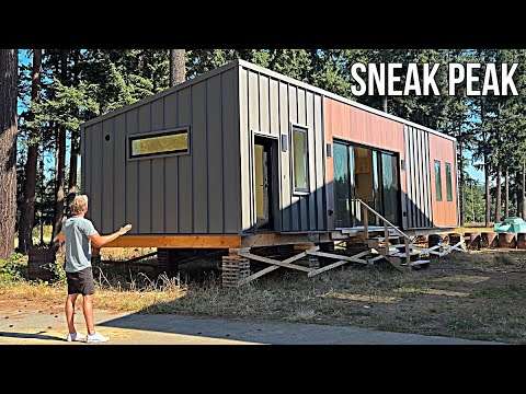 I Got the First Look at a Steel Frame PREFAB HOME before it Shipped!