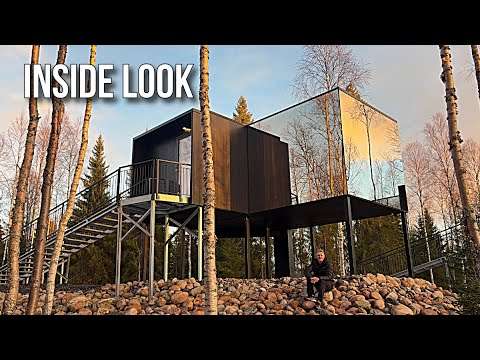 I Went to Finland to Test an Elevated Prefab Home Designed for the Northern Lights
