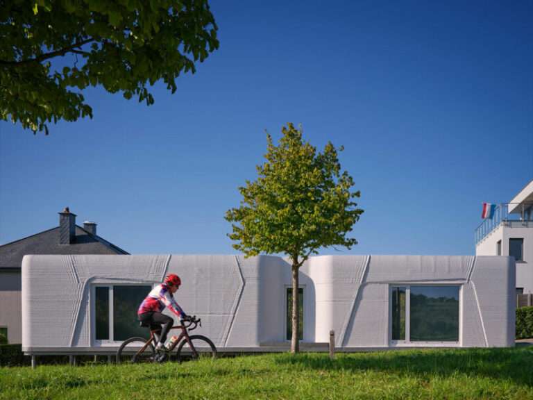 Luxembourg’s First 3D-Printed Home Builds Big Ideas in a Small Footprint