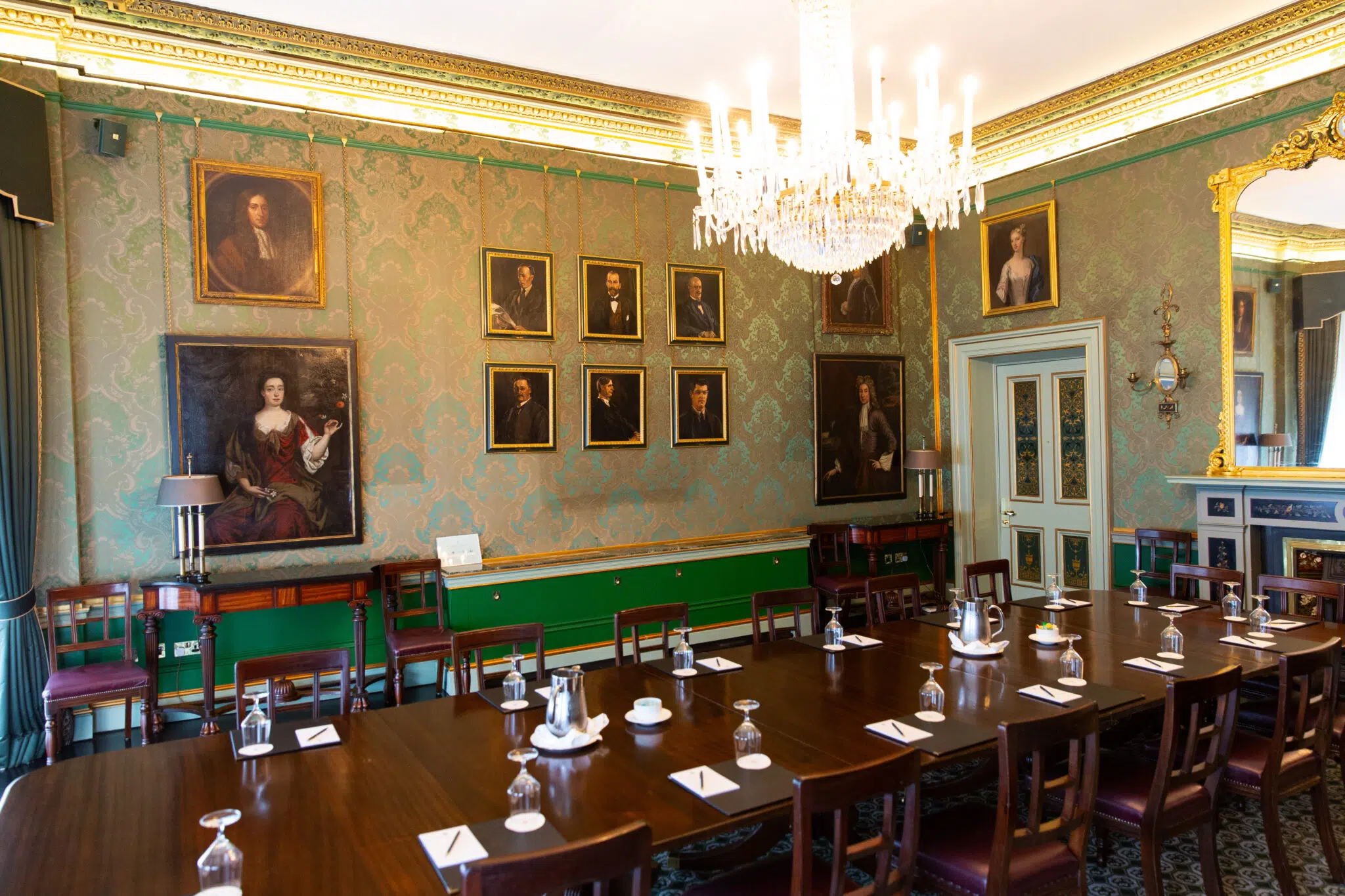 The Constitution Suite at the Shelbourne Hotel.