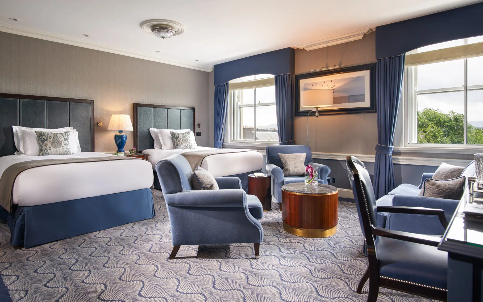 A room in the Shelbourne Hotel