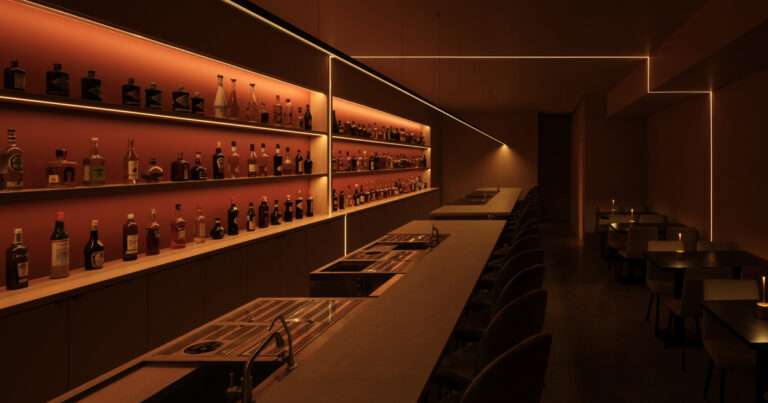 The Only Way To See if This Cocktail Bar Is Open Is To Look for the Red Glow
