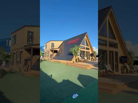 Touring the Modular A-Frame that stole the Home Show #hometour