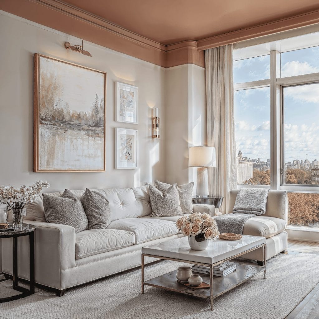 Modern luxury living room by DECORILLA