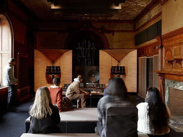 devon turnbull transforms cooper hewitt gallery into handcrafted listening room