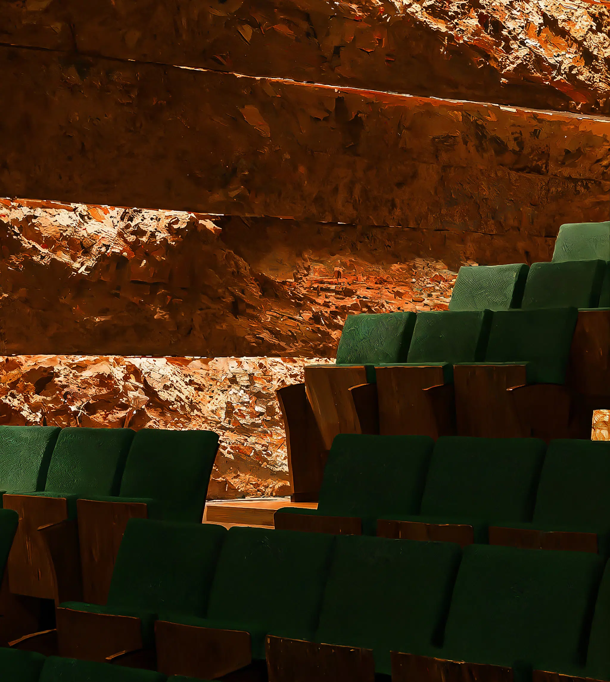 Interior shot of the D&uuml;sseldorf Opera House, designed by Sn&oslash;hetta