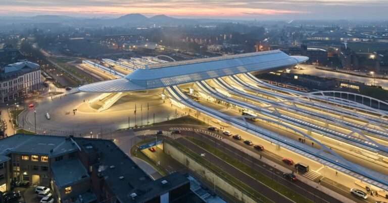 Elegantly Designed “Monumental Bridge” in Belgium Is a Welcome Hub for All Sorts of Travelers