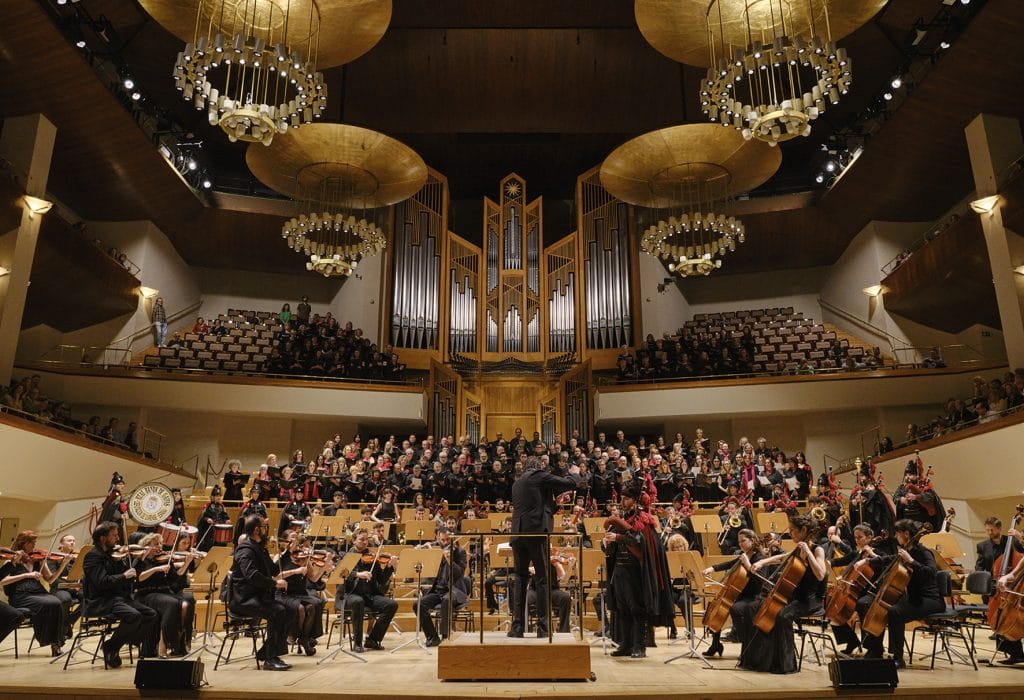 Concert in Auditorio Nacional in Madrid, image courtesy La Cama del Sol