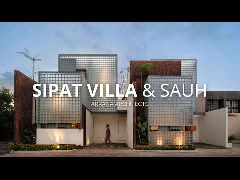 Luminous Glass-Block Facades | Villa Sipat & Sauh