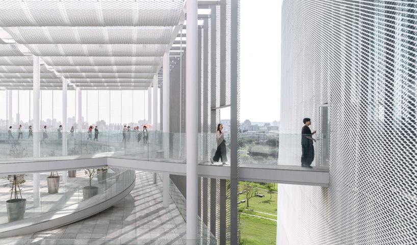 SANAA's taichung art museum opens in taiwan with translucent dual-layer metal facade