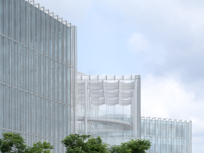 SANAA's taichung art museum opens in taiwan with translucent dual-layer metal facade