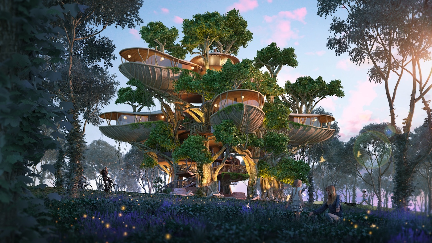 Forest Nests Treepod Project by Doarchiwow