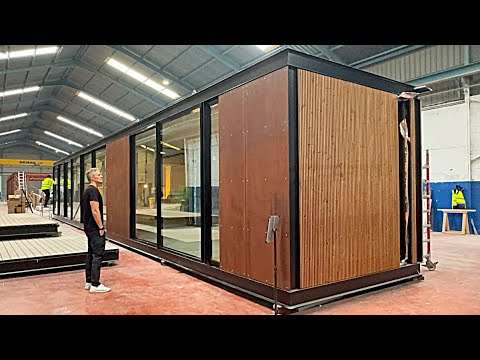 They Built a Modern Prefab Home with a Structural Steel Frame!