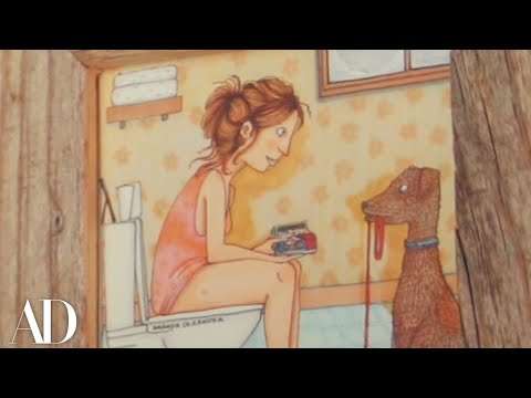 Amanda Seyfried Loves Toilet Art