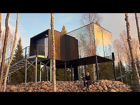 Inside a Prefab Tiny Home Built on a Swamp!