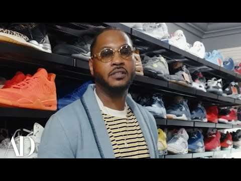 Inside Carmelo Anthony's Huge Sneaker Collection
