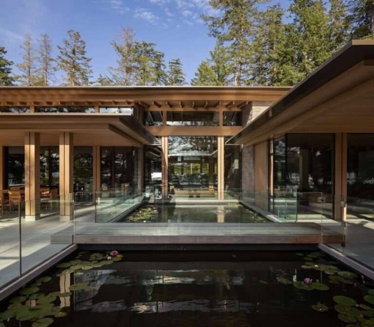 Residence Designed to Weather and Silver Along British Columbia Coastline