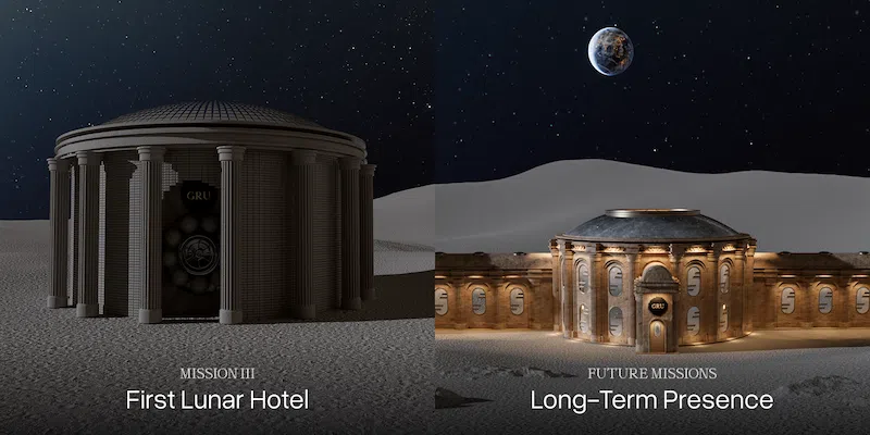 GRU Space Hotel on the Moon